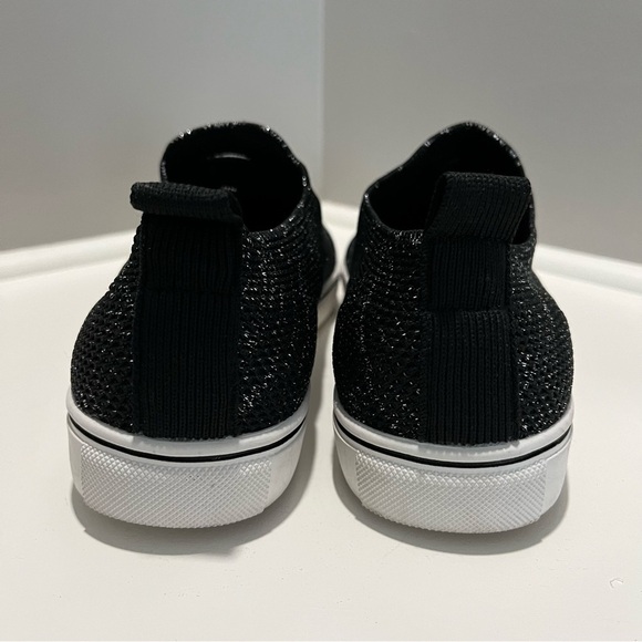 Bernie Mev Leviah Slip On Sneaker Black Silver Fabric - Picture 6 of 10